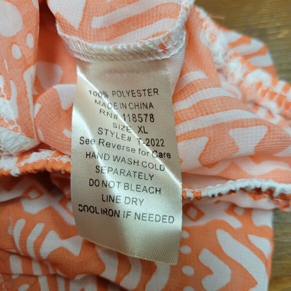 Penelope Semi-Sheer, Blouson Style, Cropped Women's Top, Size XL - Picture 7 of 7